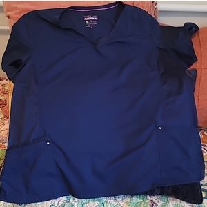 Navy Scrub Top
